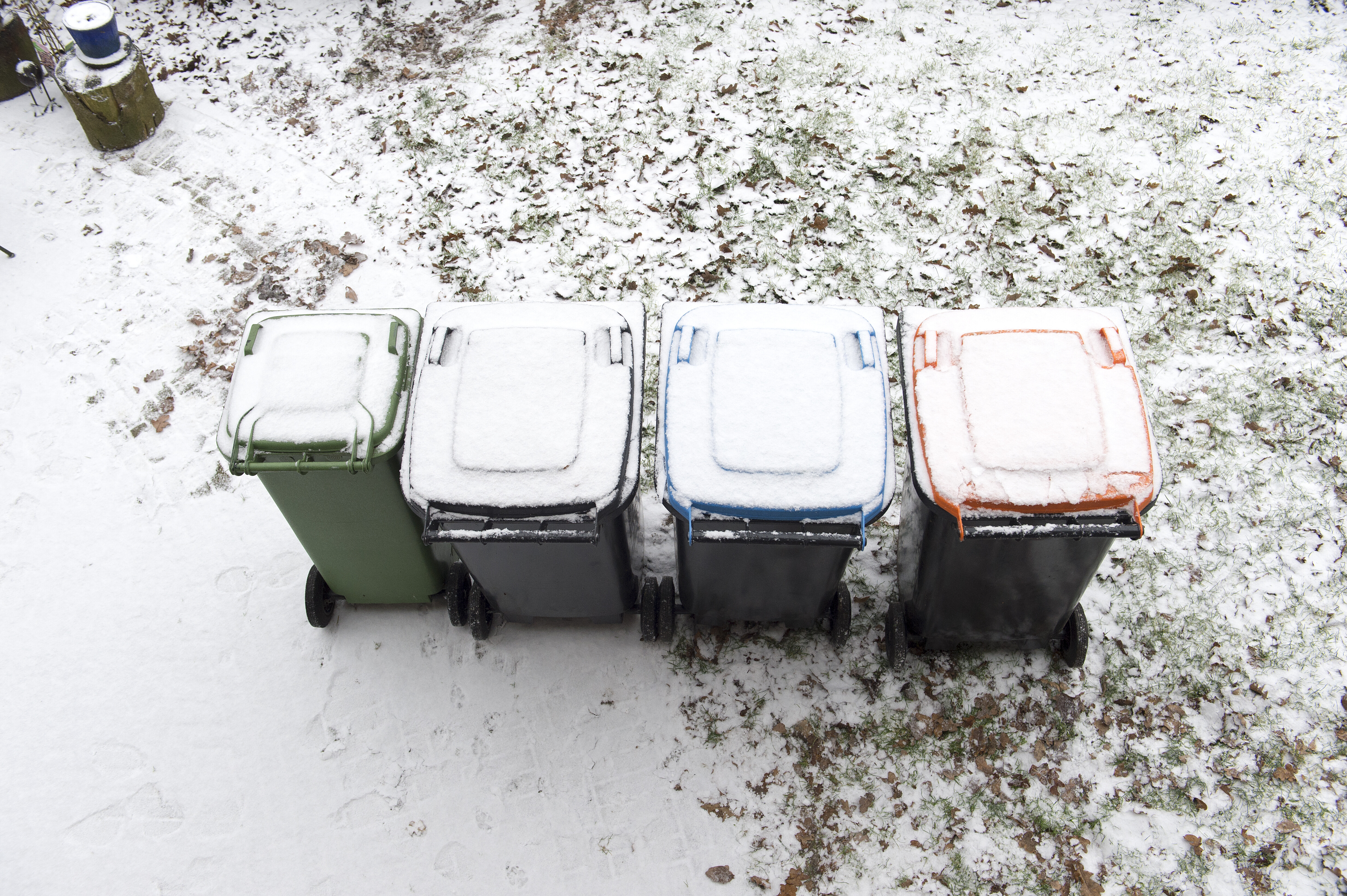 Inzameling bij zwaar winterweer