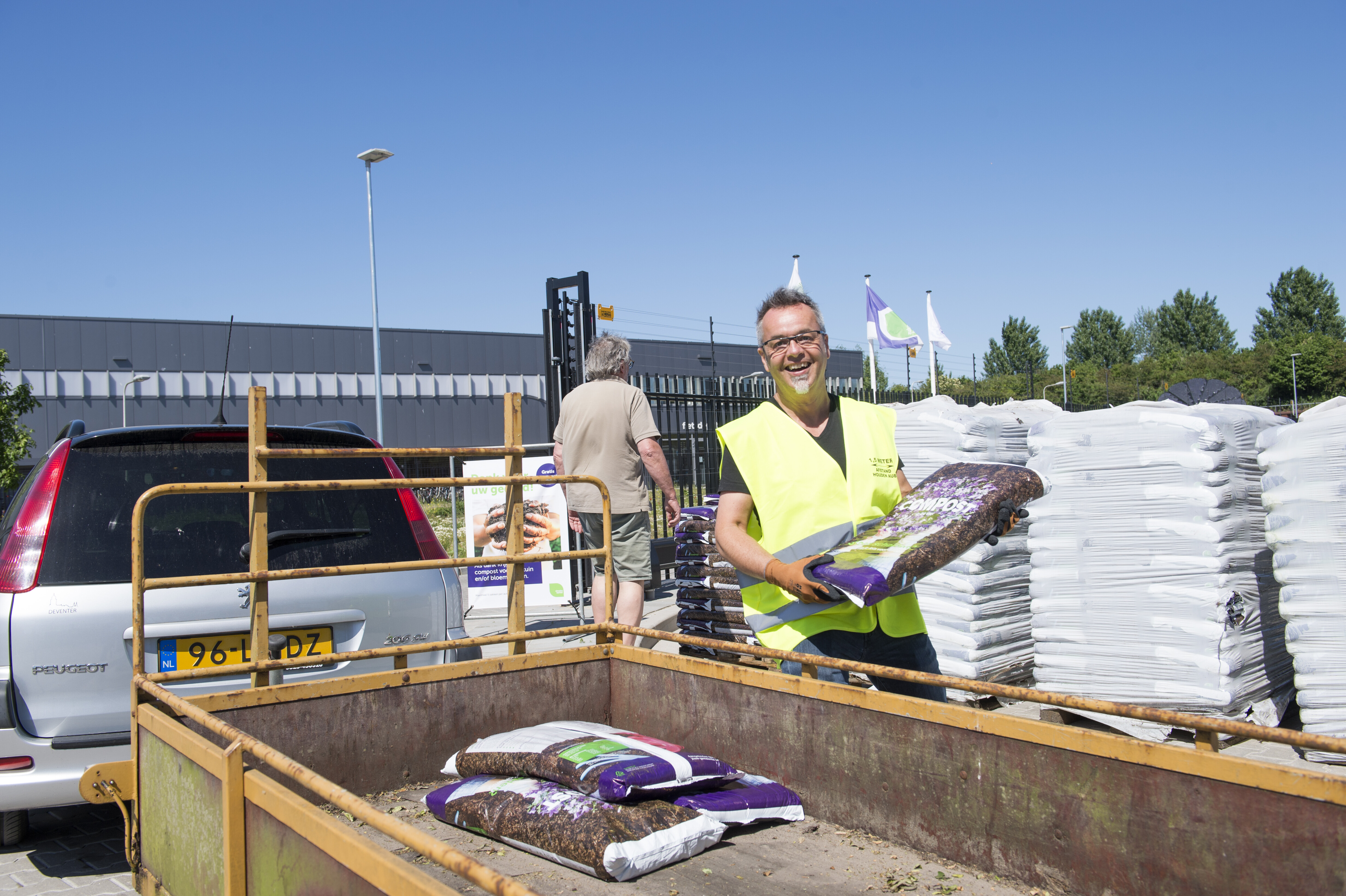 Compost voor bezoekers Recycleplein Deventer