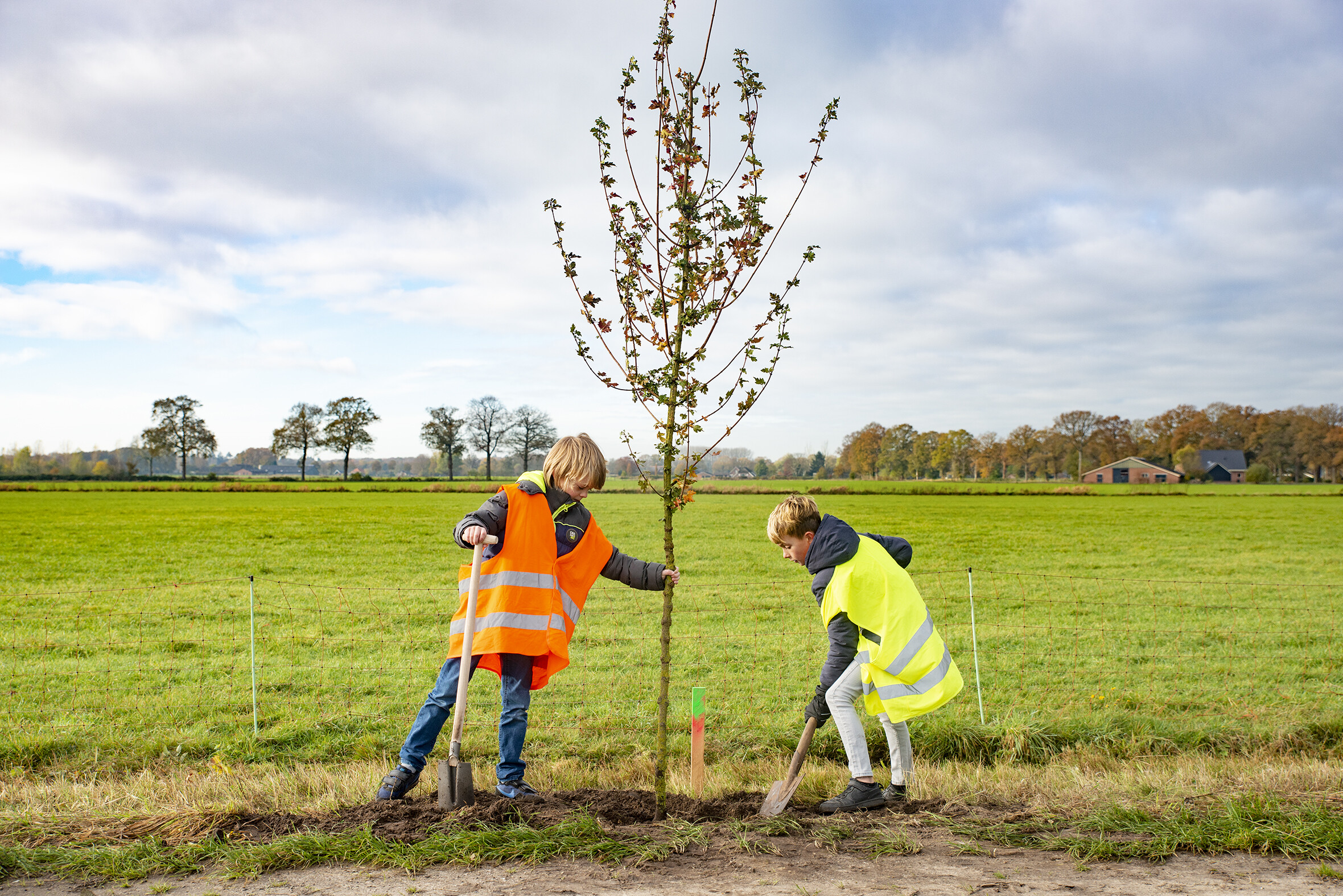 Circulus werkt samen met jeugd aan landelijke boomplantdag