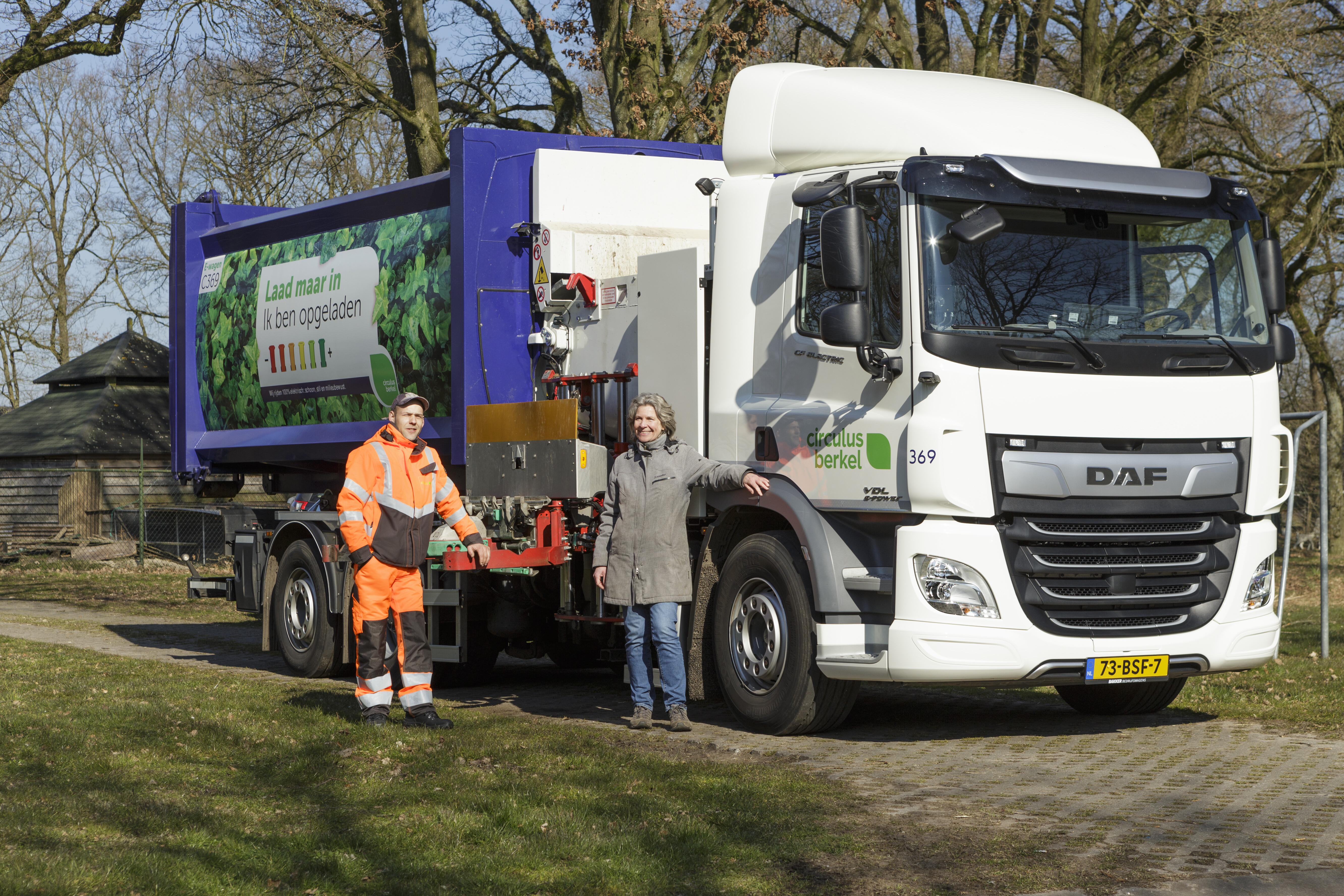 Elektrische inzamelwagen bezoekt Eerbeek