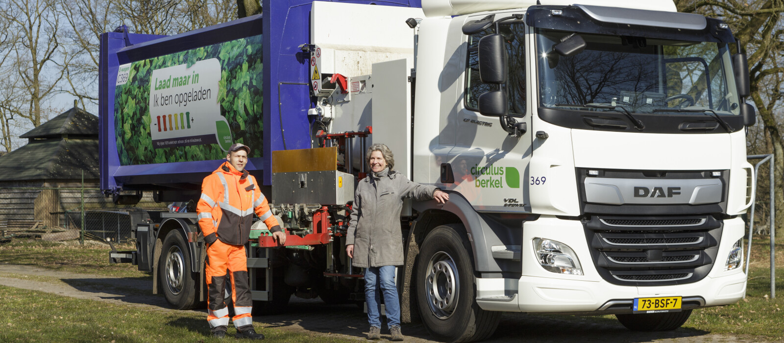 Elektrische inzamelwagen bezoekt Eerbeek