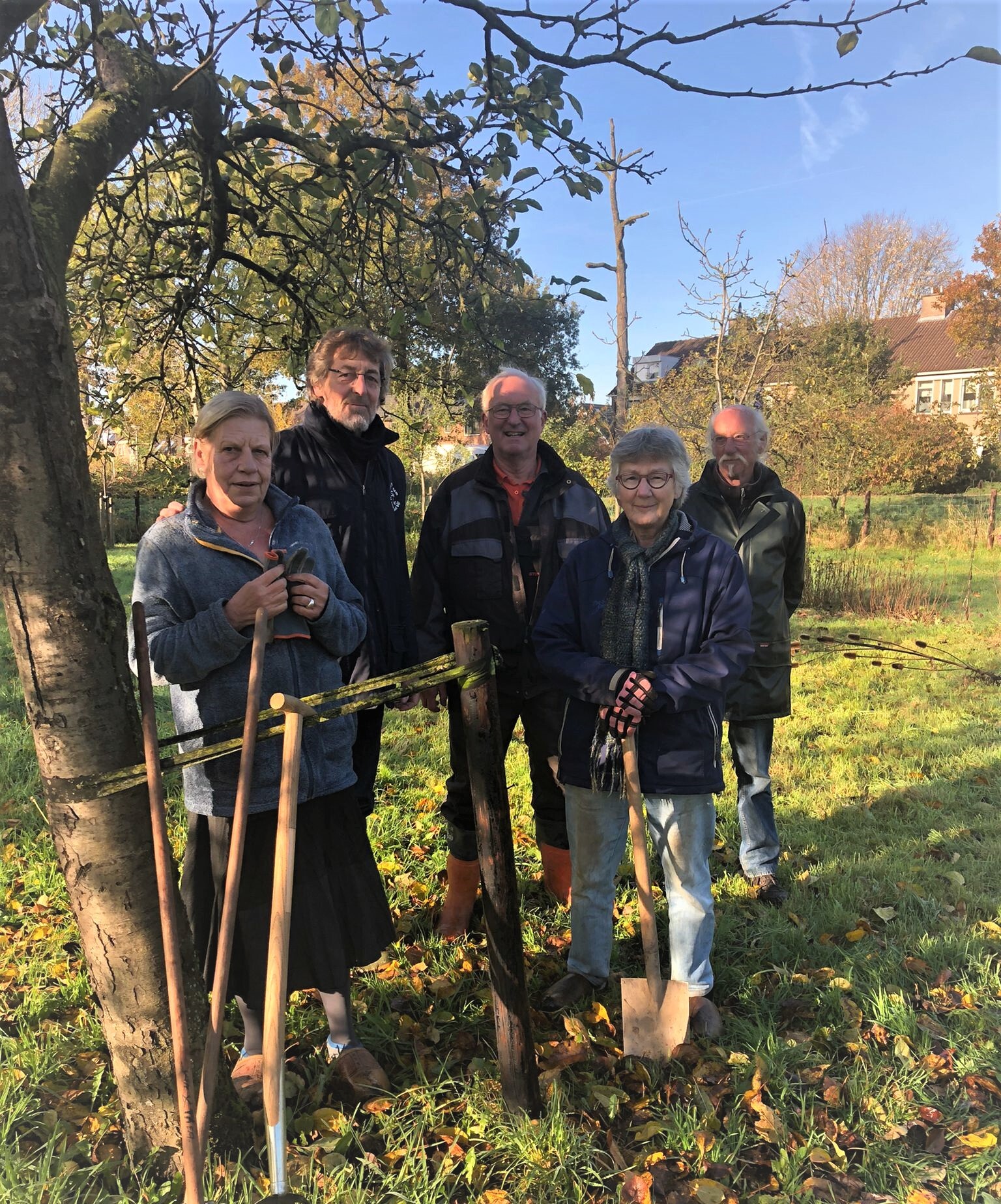 Boomgaardgroep in het zonnetje