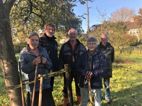 Boomgaardgroep in het zonnetje