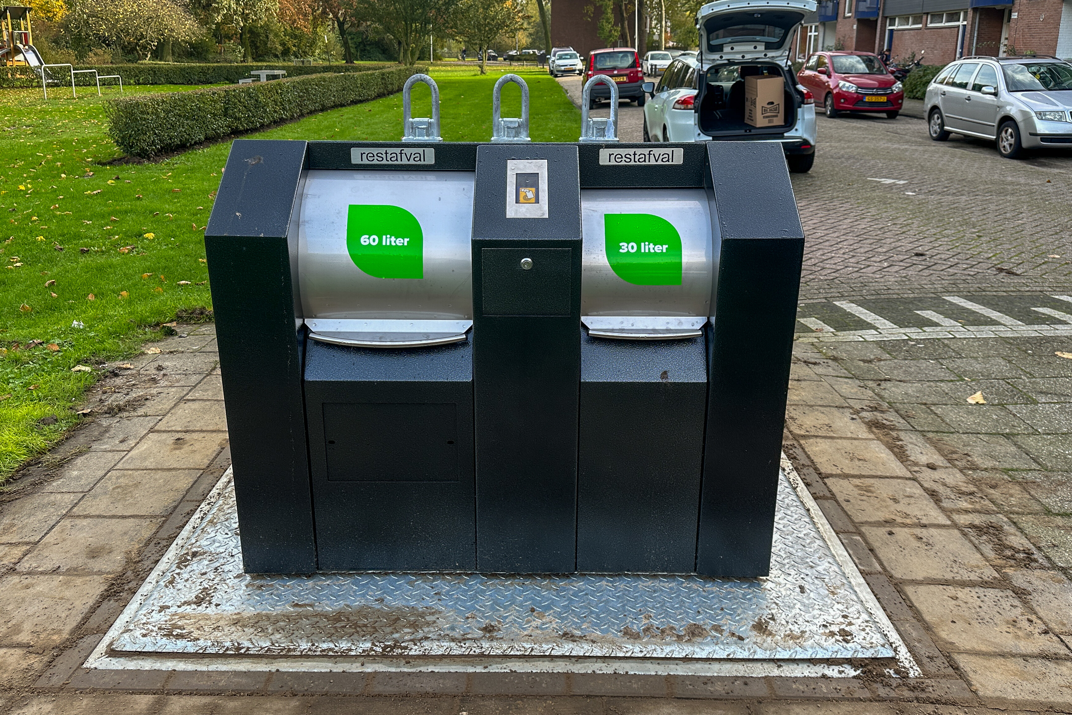 30/60-liter containers voor restafval in Deventer