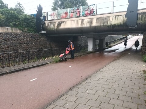 Bryan op zijn plek in Team Buitenruimte