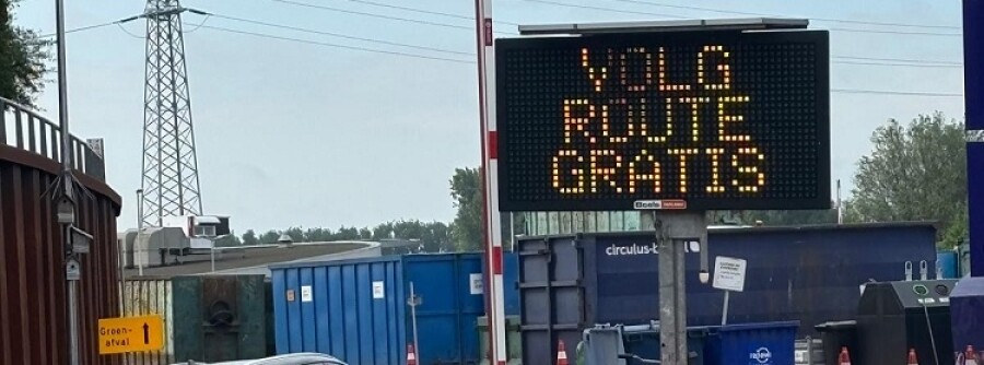 Vernieuwing gratis gedeelte Recycleplein Deventer gereed