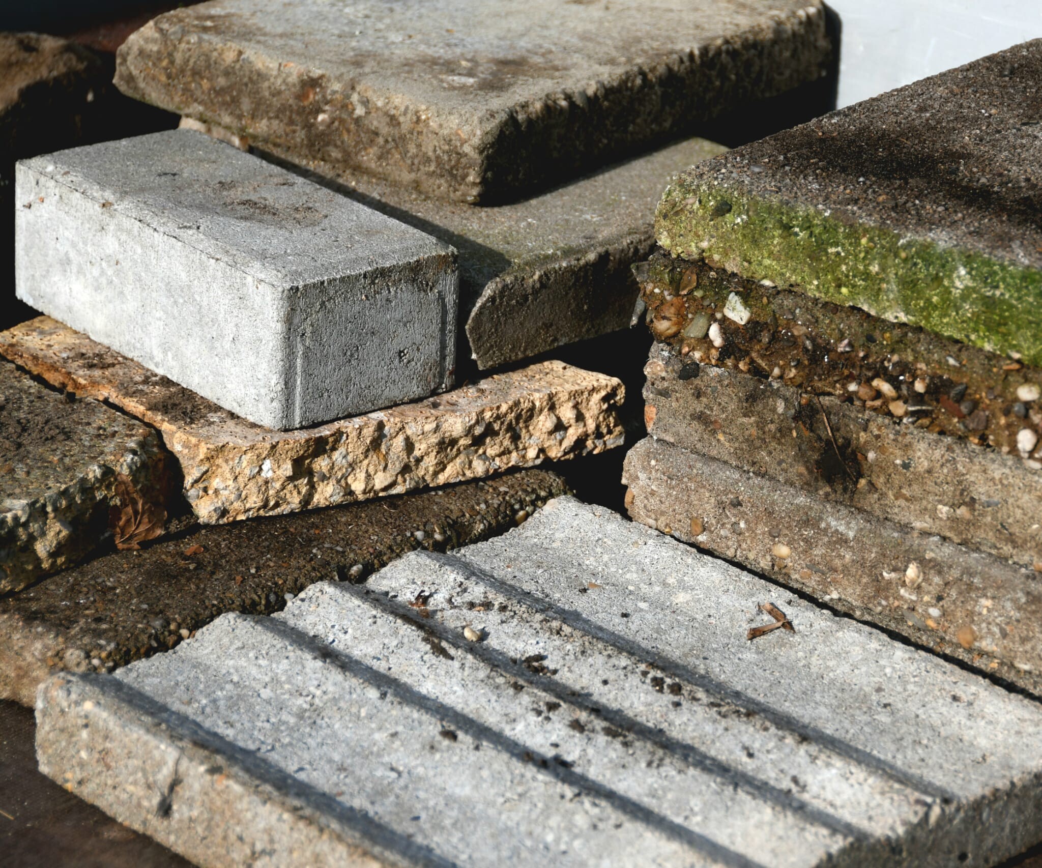 Lever gratis uw tuintegels in bij het recycleplein in Lochem